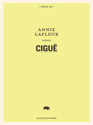 cover image of Ciguë